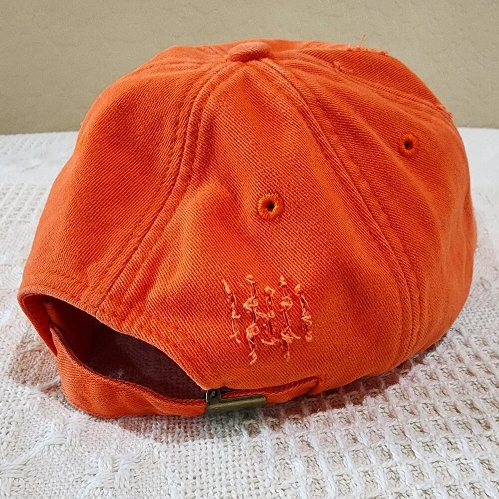 Property of Disneyland DLR 55th Anniversary Orange Adult Baseball Ball Cap Hat